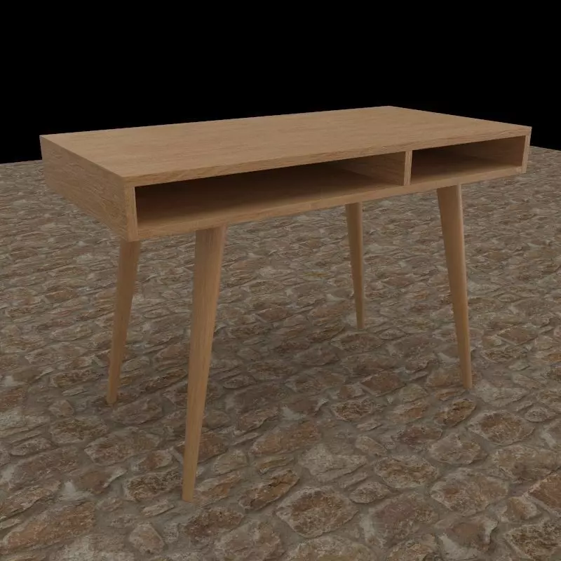 table-desk Modeling Free 3D model_0