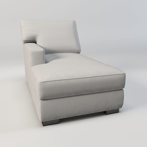 Corner Sofa Low-poly 3D model