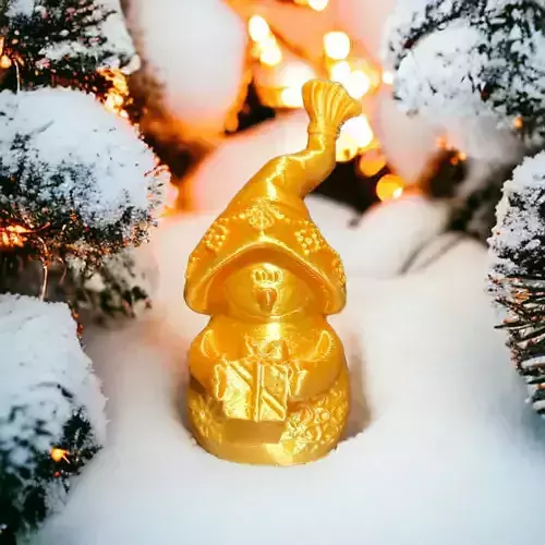 Snowman gift 3D print model