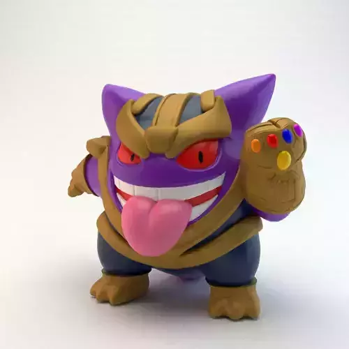 Thangar Thanos Gengar 3D Model Ready to Print