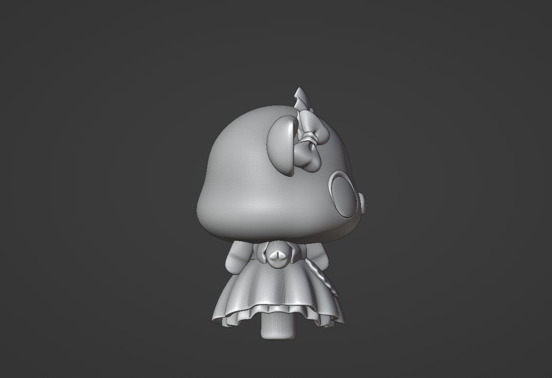 Cute pig 3D print model_3
