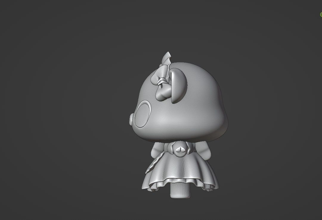 Cute pig 3D print model_5