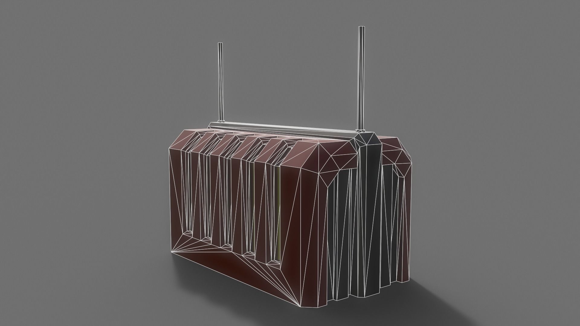 PBR Sci-Fi Building A15 Low-poly 3D model_12