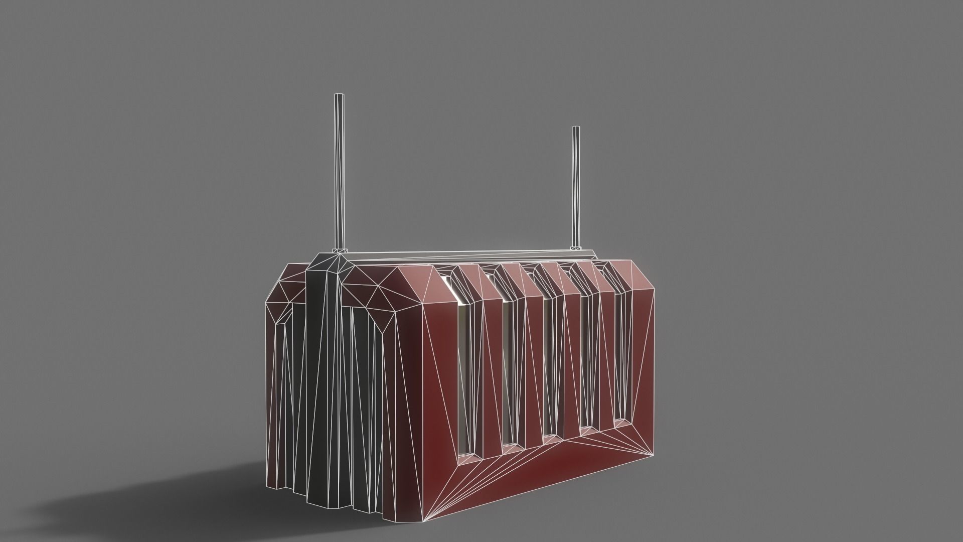 PBR Sci-Fi Building A15 Low-poly 3D model_11