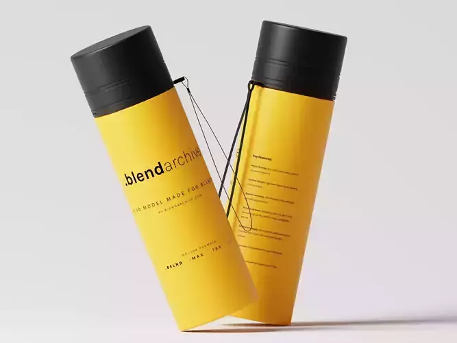 Sports Water Bottle 3D Model