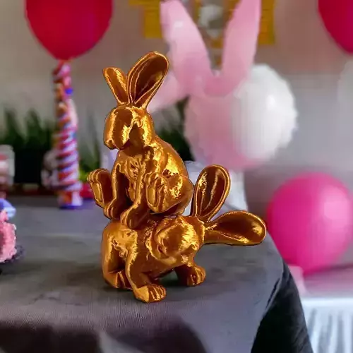 HOPPING RABBIT 3D print model