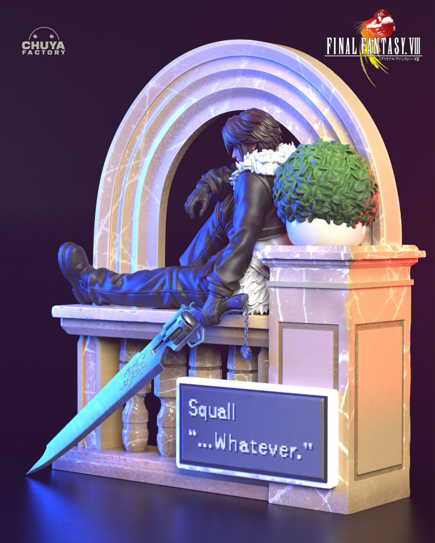 Squall Leonhart 3D print model_5