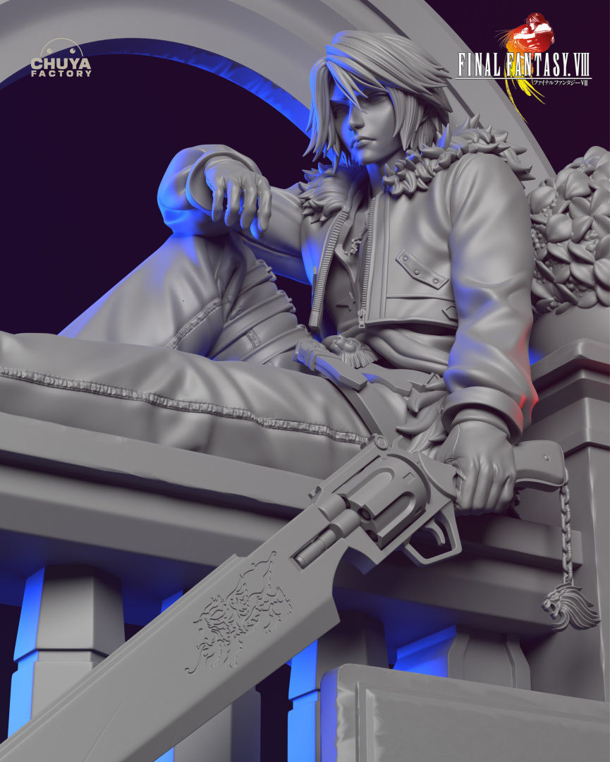 Squall Leonhart 3D print model_4