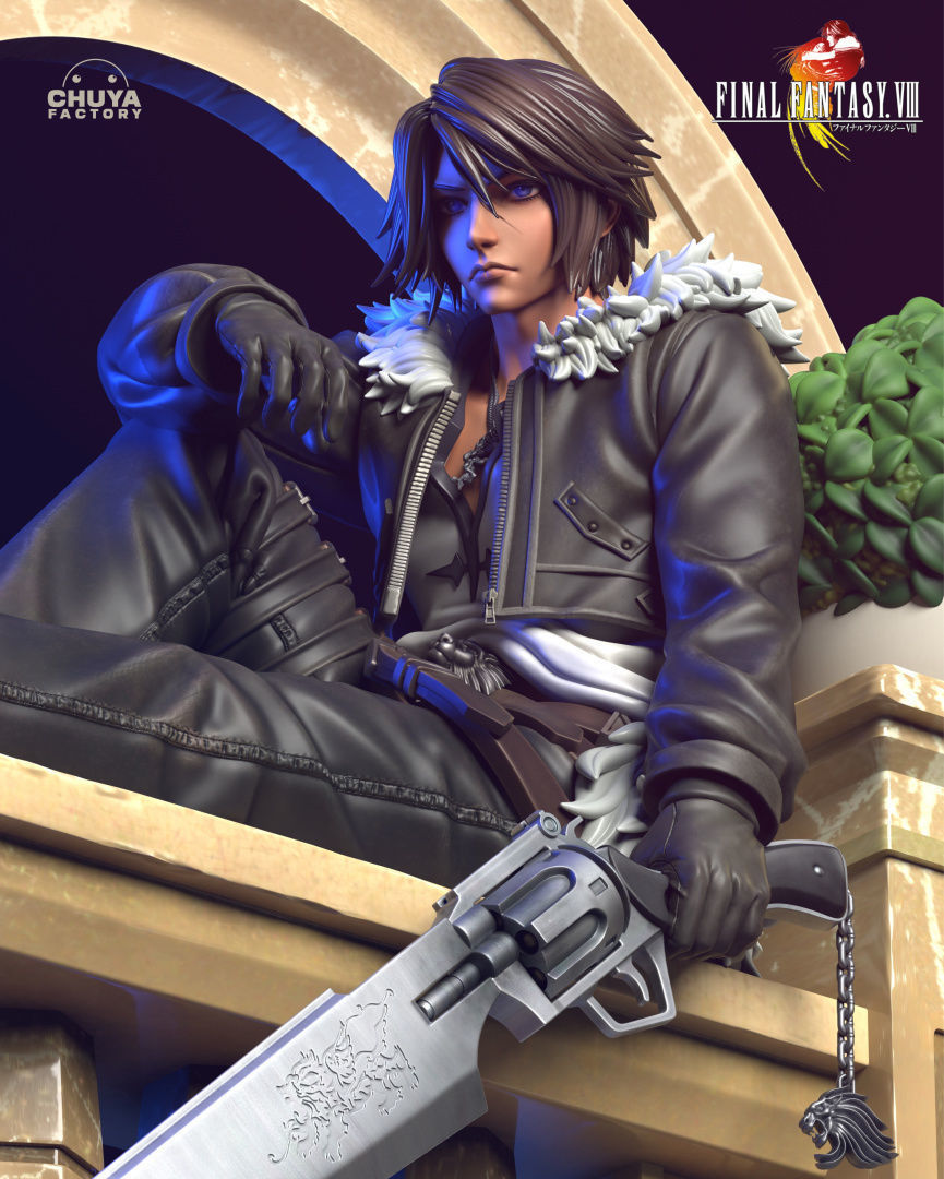 Squall Leonhart 3D print model_7