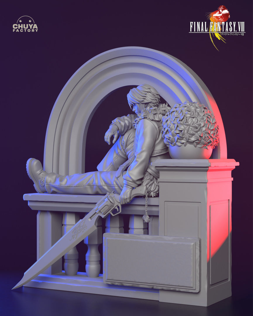 Squall Leonhart 3D print model_2