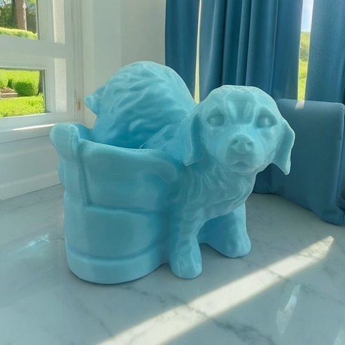 GOLDEN RETRIEVER BOOT 3D print model
