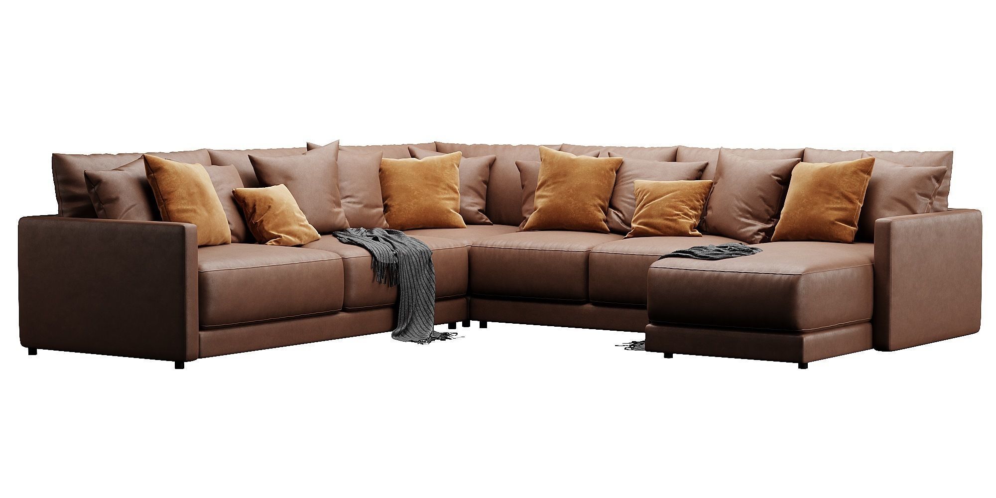 Crate and Barrel Gather sofa 3D model_12