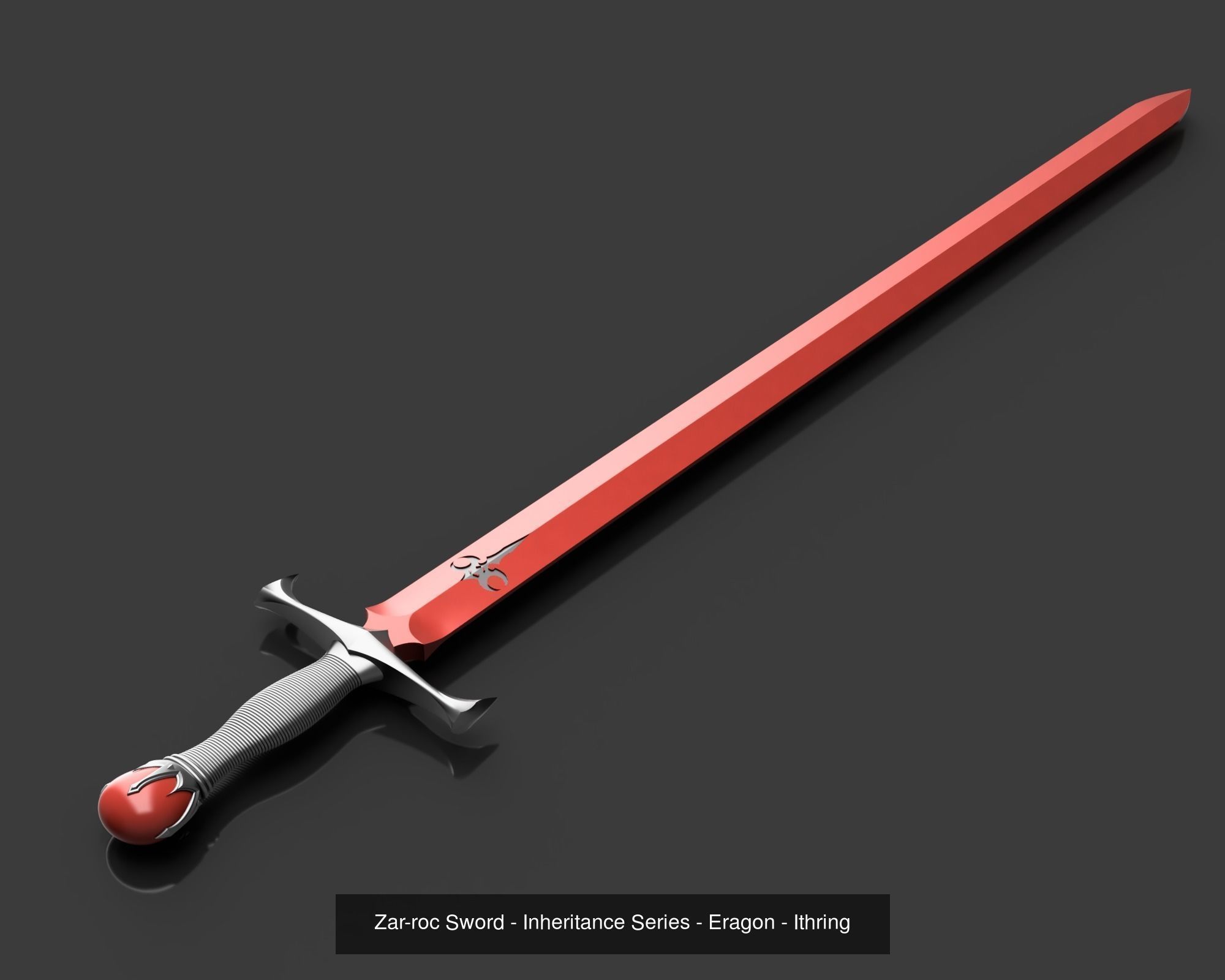 Brisingr and Zar-roc Swords - Inheritance Series - Eragon 3D Model Collection_5