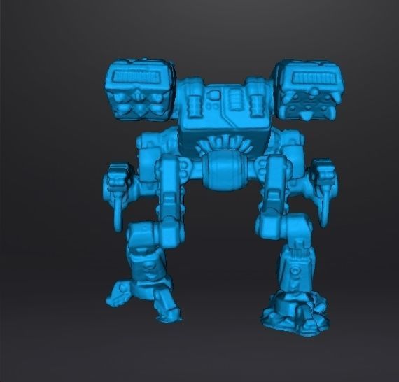 MADCAT MK IV MECH BATTLETECH MINIATURE MODEL FOR GAMES 3D print model_11
