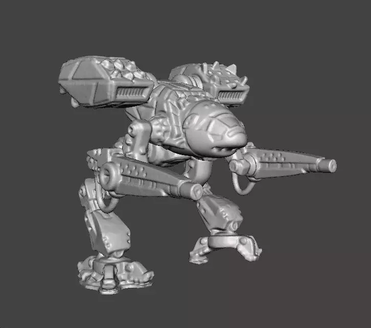 MADCAT MK IV MECH BATTLETECH MINIATURE MODEL FOR GAMES 3D print model_0