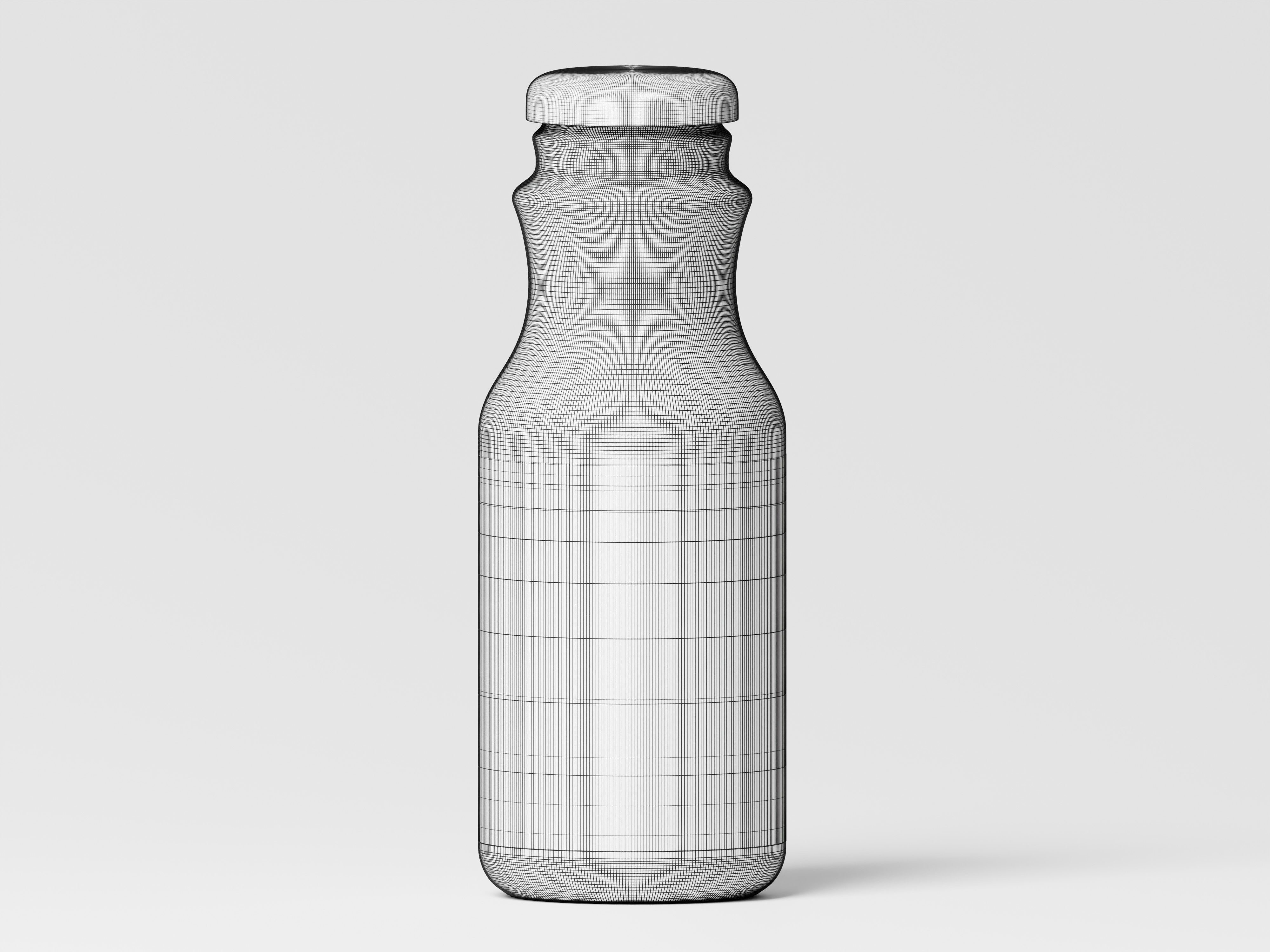 Juice Bottle 3D Model Low-poly 3D model_2