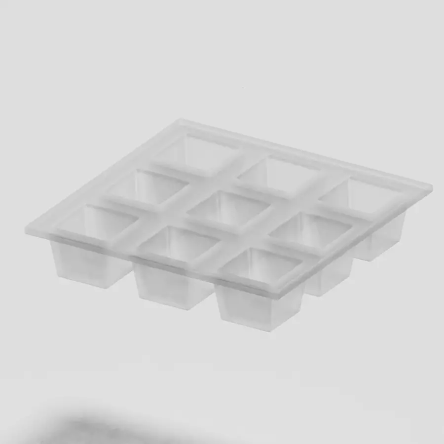 Crystal Ice Cube Tray 3D model_0