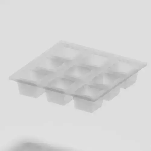Crystal Ice Cube Tray 3D model