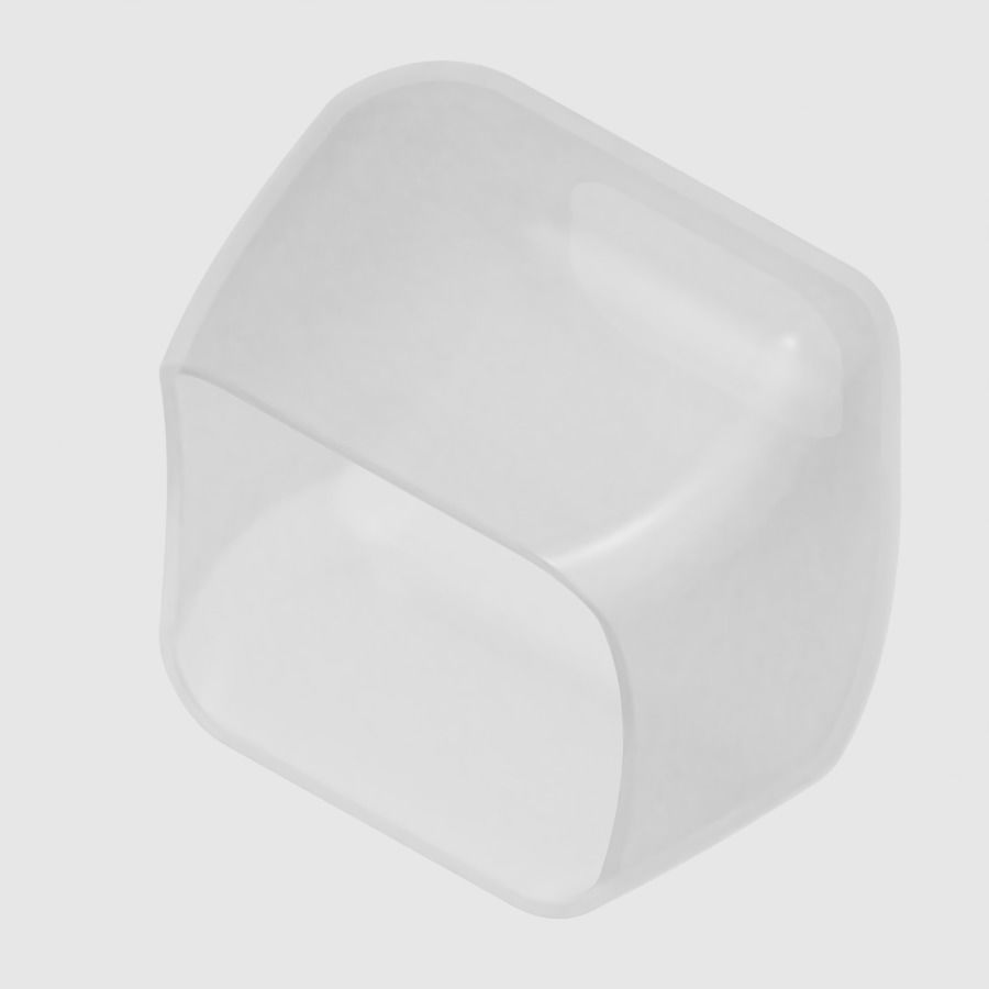 Transparent Bike Visor 3D model_1