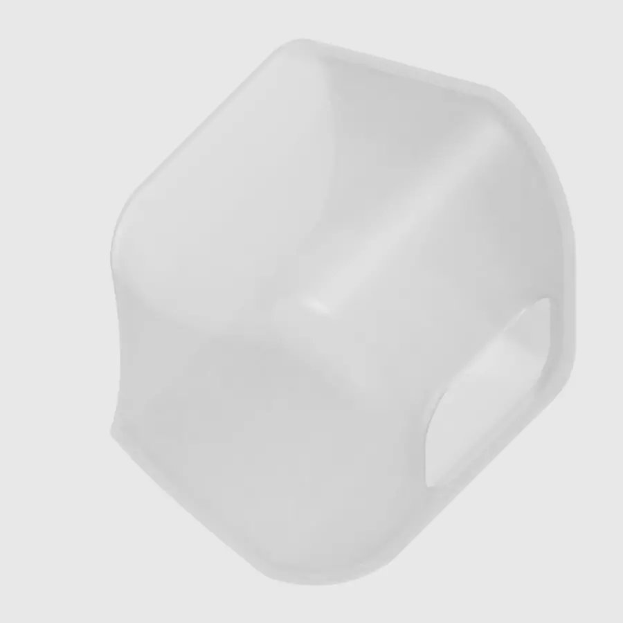 Transparent Bike Visor 3D model_0