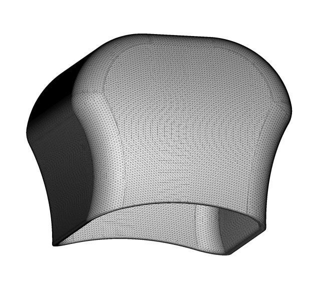 Transparent Bike Visor 3D model_5