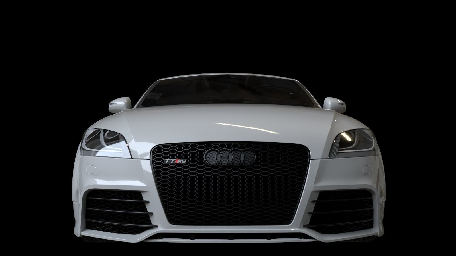 2010 Audi TT RS Coupe Low-poly 3D model_17