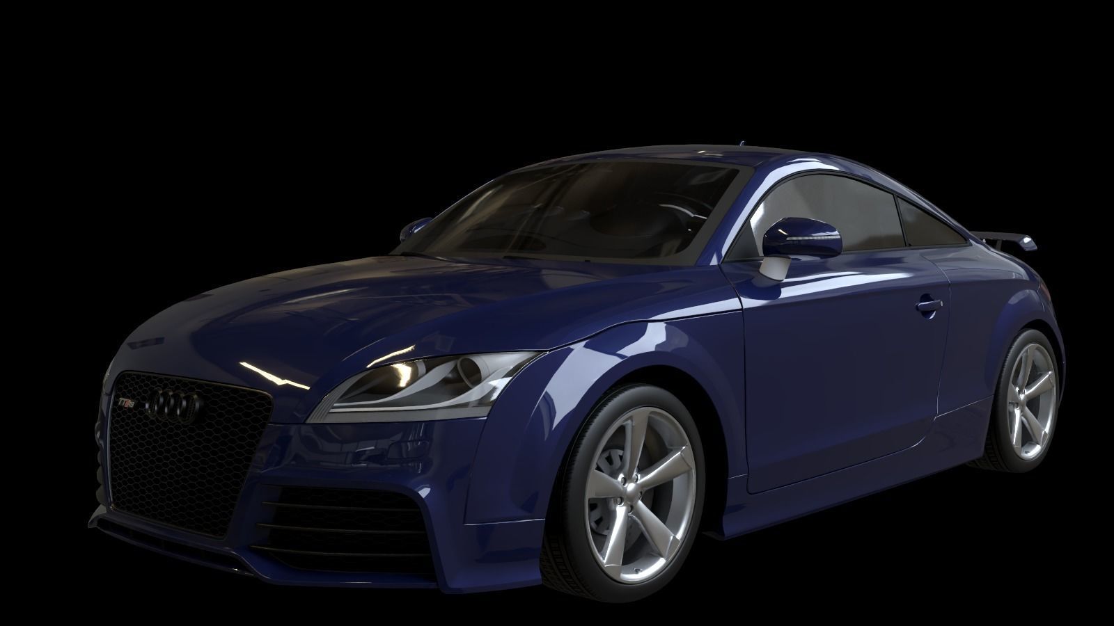 2010 Audi TT RS Coupe Low-poly 3D model_18