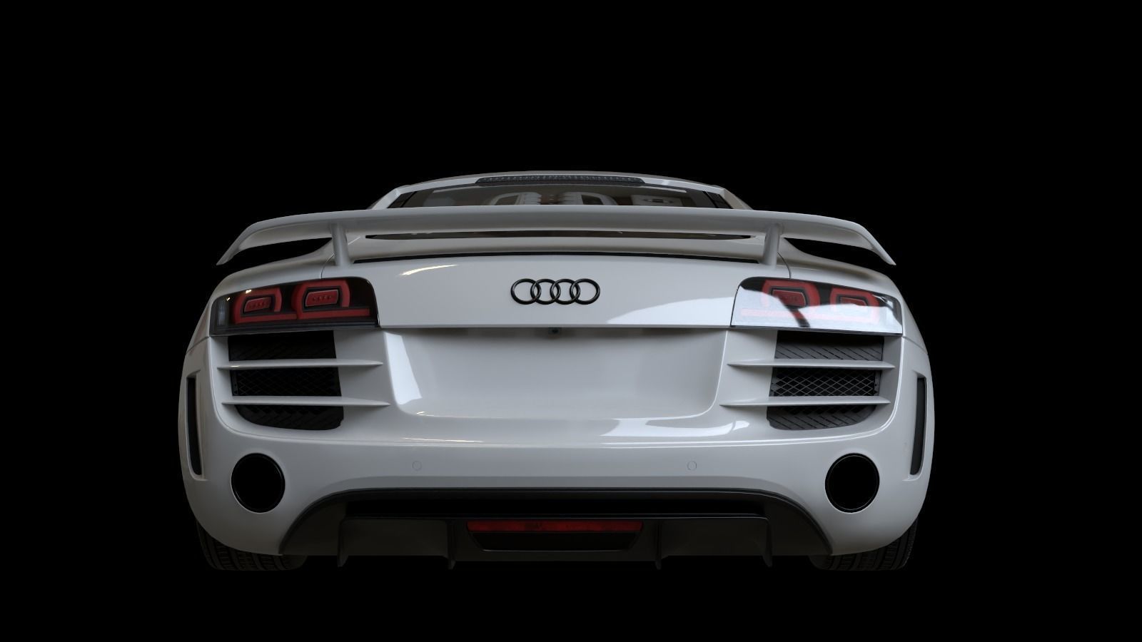 2011 Audi R8 GT Low-poly 3D model_15