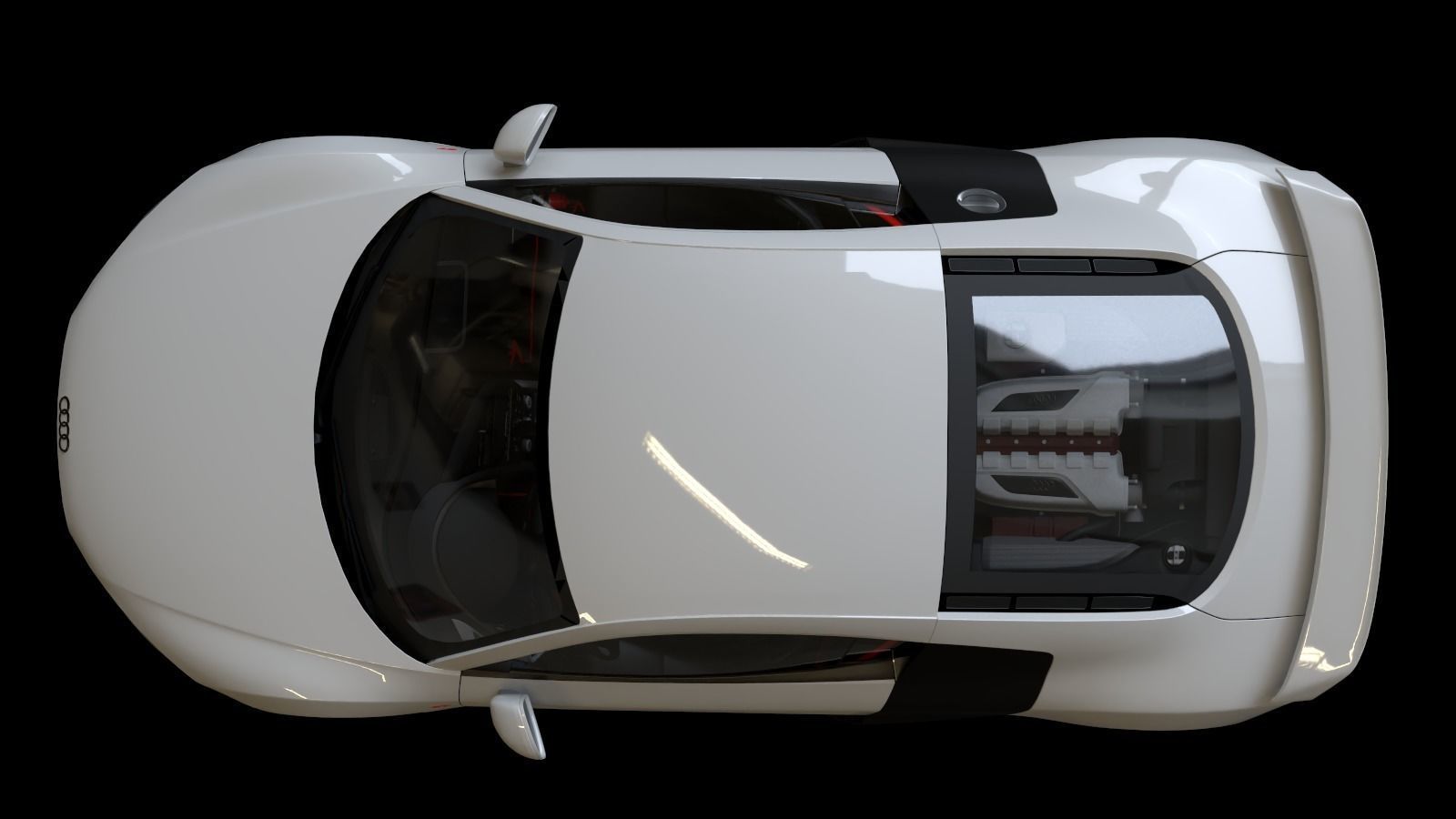2011 Audi R8 GT Low-poly 3D model_18