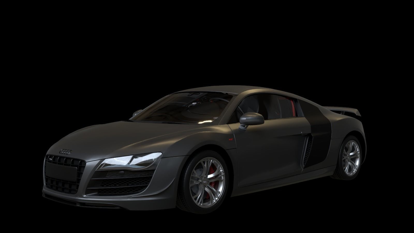2011 Audi R8 GT Low-poly 3D model_8