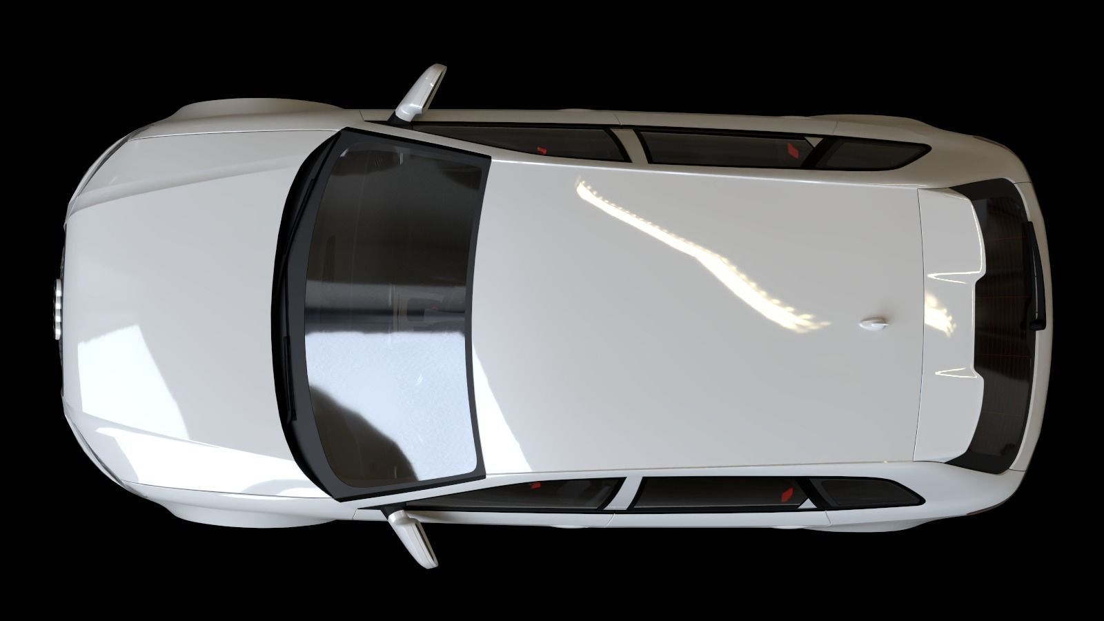 2011 Audi RS3 Sportback Low-poly 3D model_11