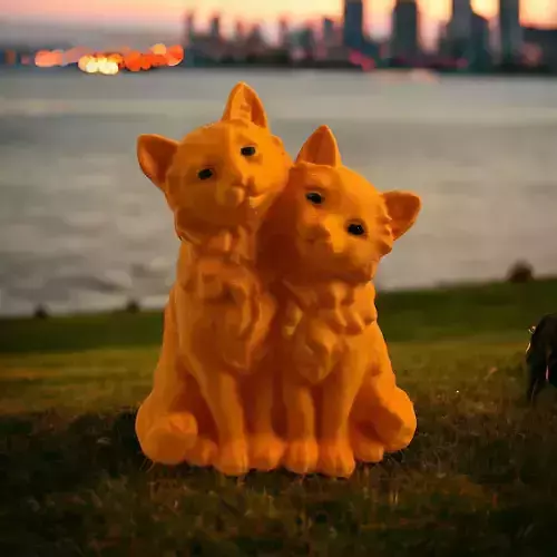 CATS FRIEND 3D print model