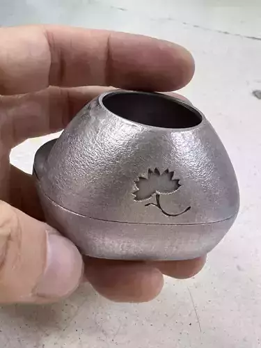 Small flask for ocular prosthesis Thin shell version 3D print model