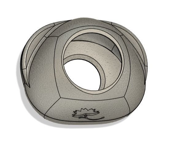 Small flask for ocular prosthesis Thin shell version 3D print model_5