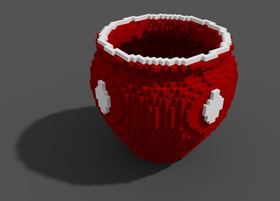 Voxel Pottery 3D model_6