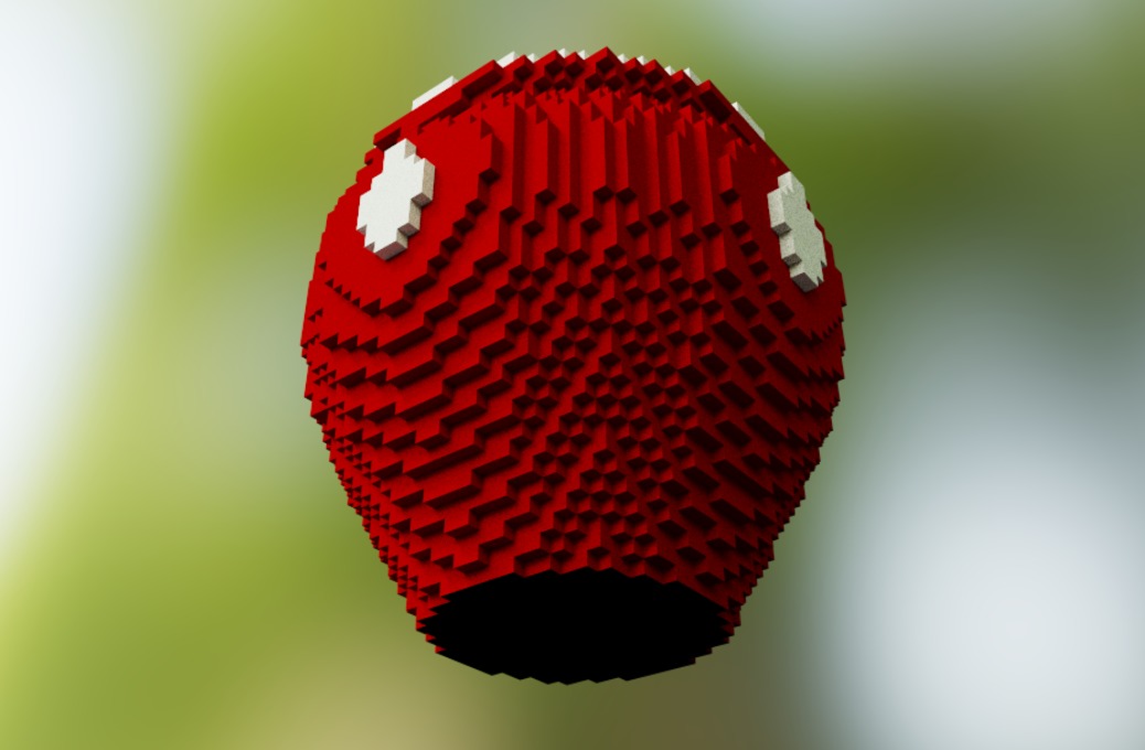 Voxel Pottery 3D model_1