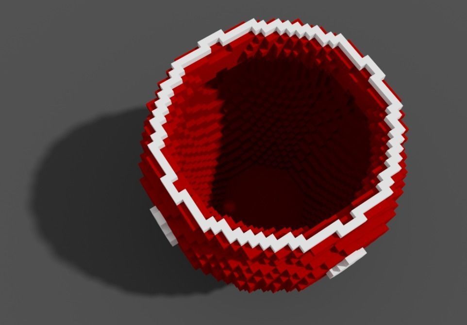 Voxel Pottery 3D model_7