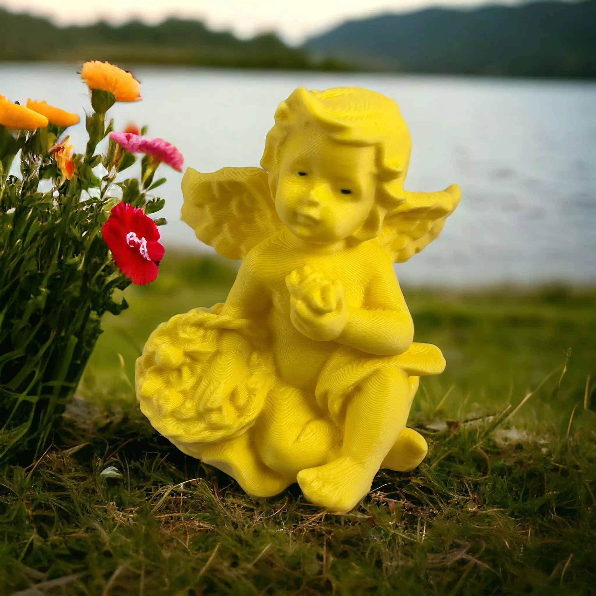 ANGEL BASKET 3D print model_0