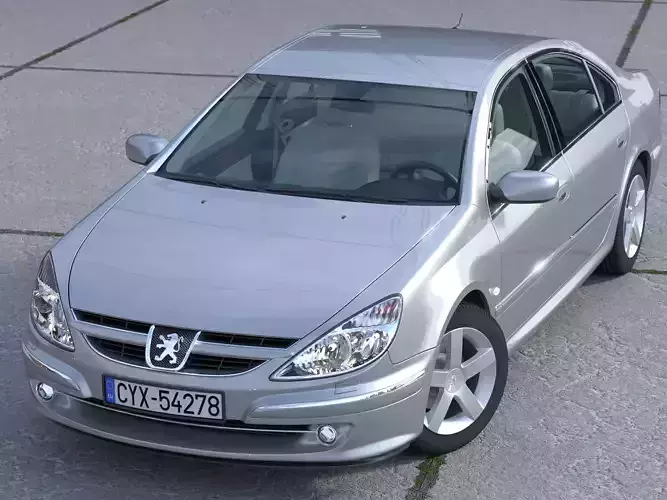 Peugeot 607 2007 3D model