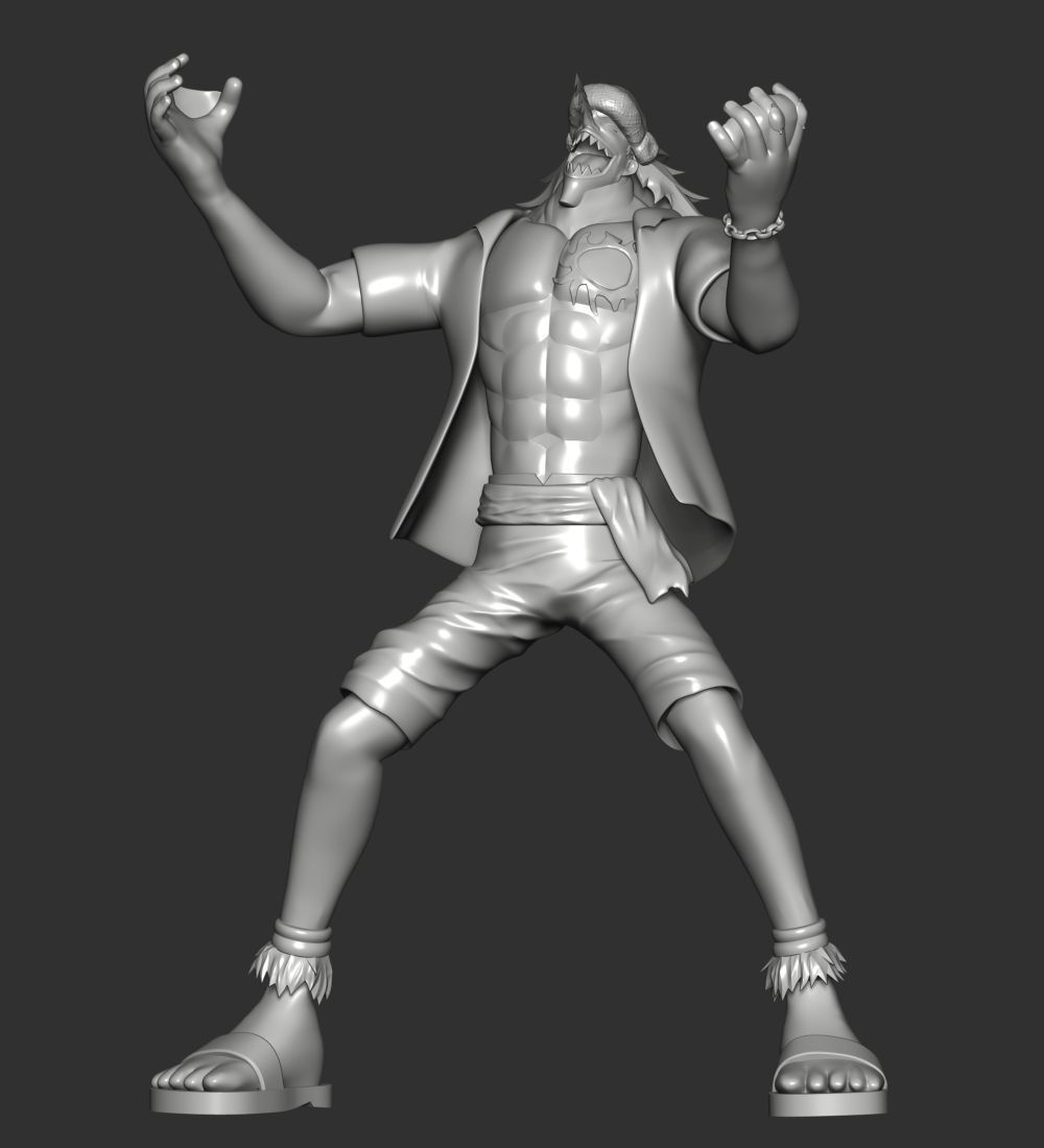 Arlong - One Piece 3D print model_10