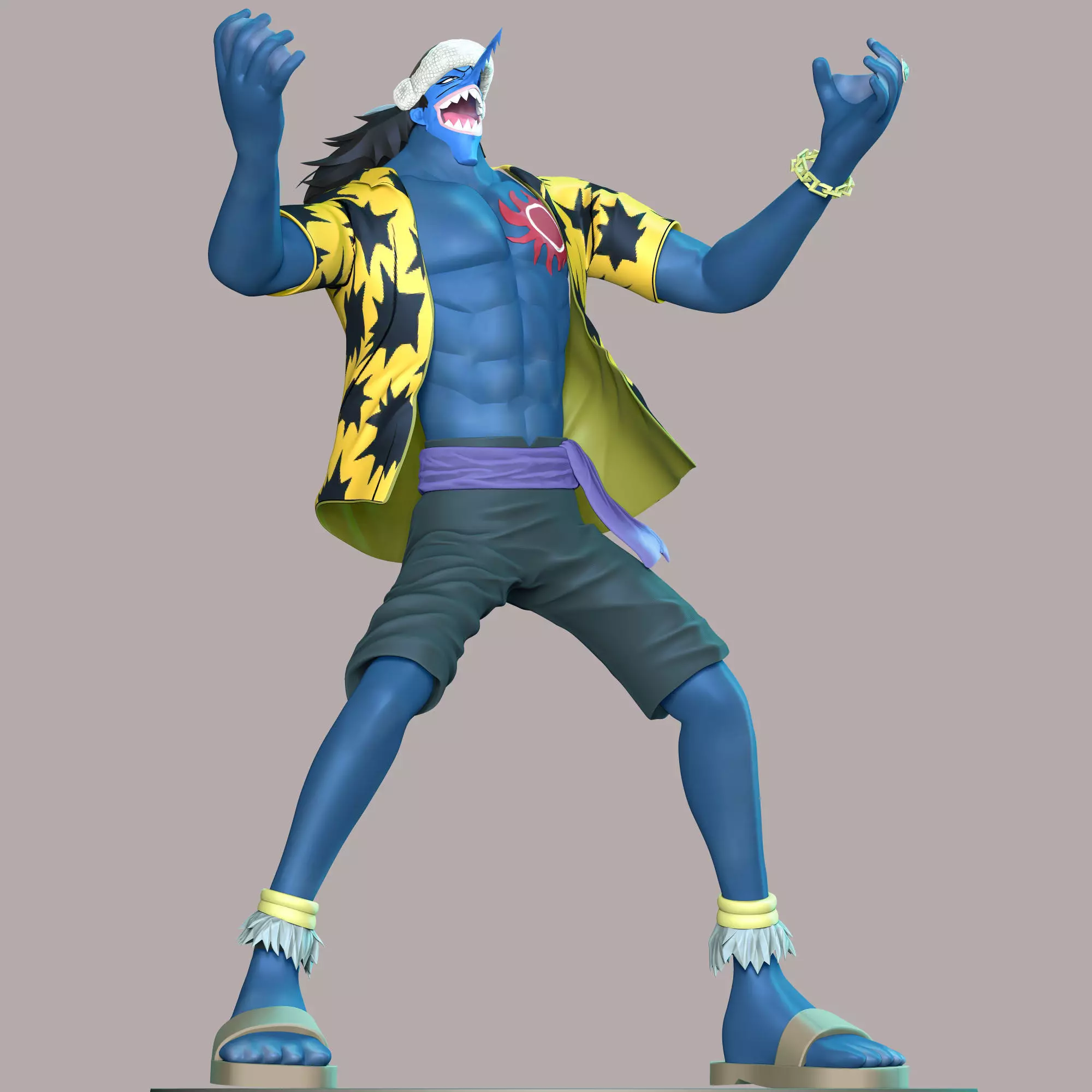 Arlong - One Piece 3D print model_0