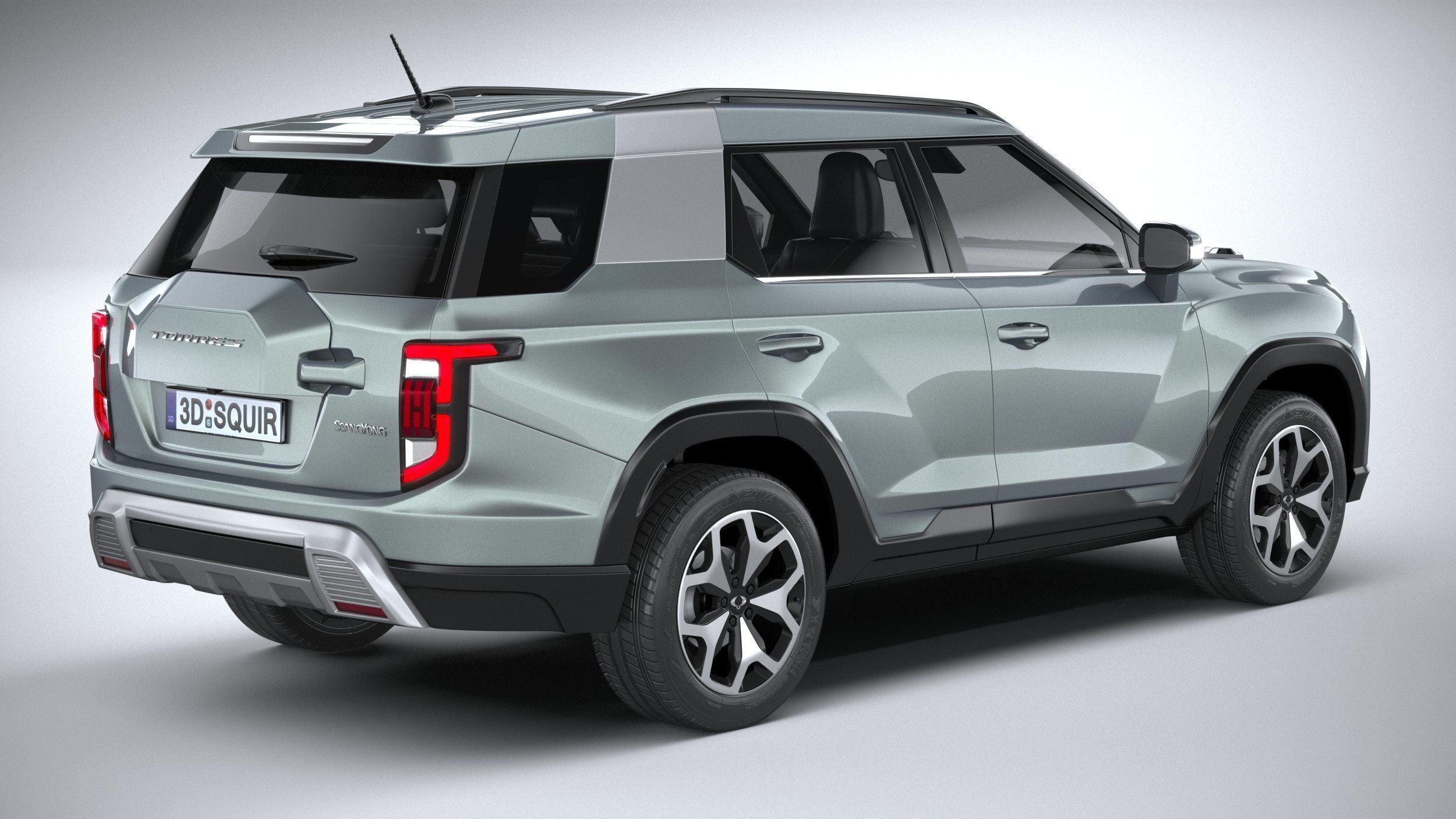 SsangYong Torres 2024 3D model_17