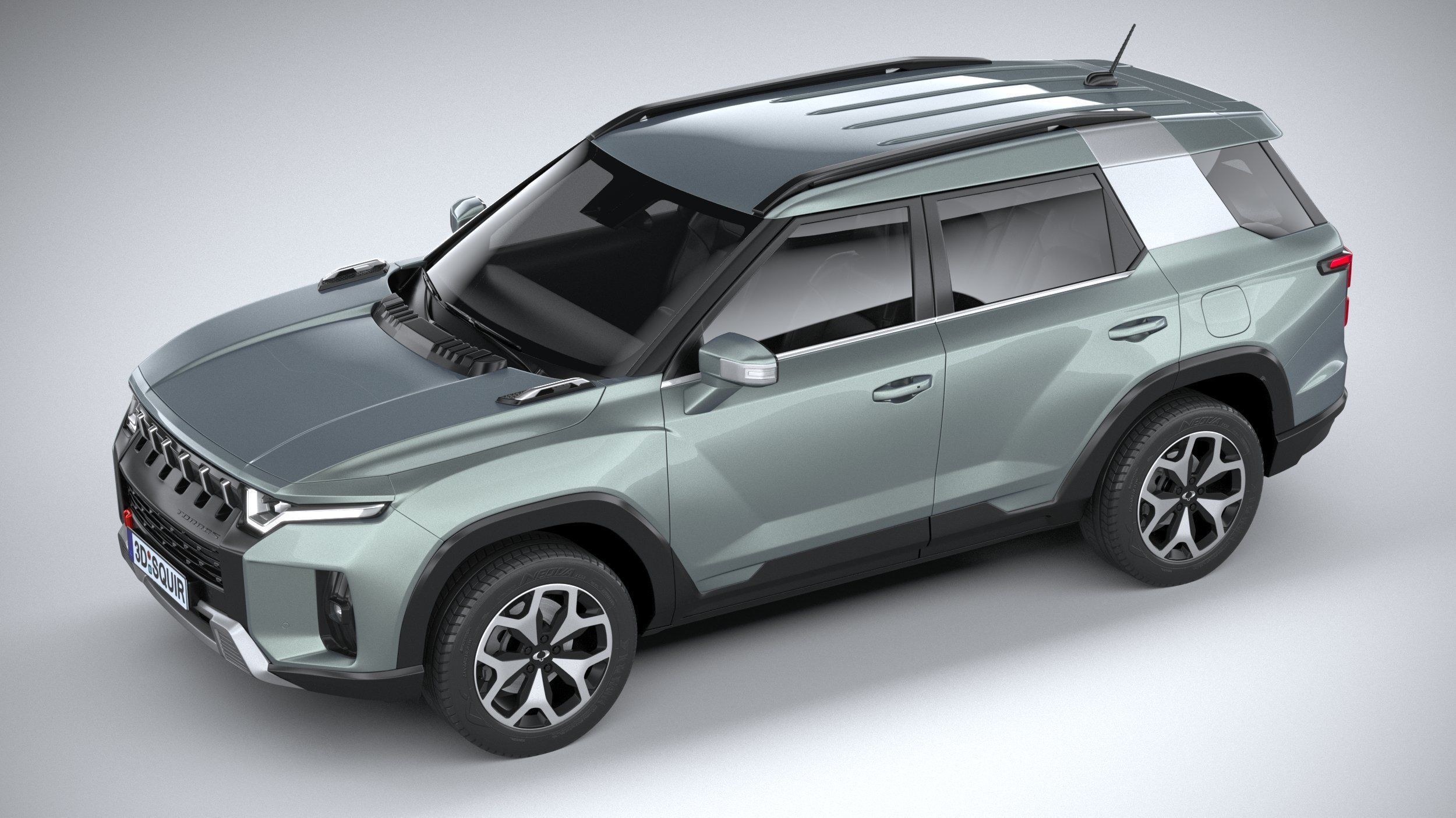 SsangYong Torres 2024 3D model_7