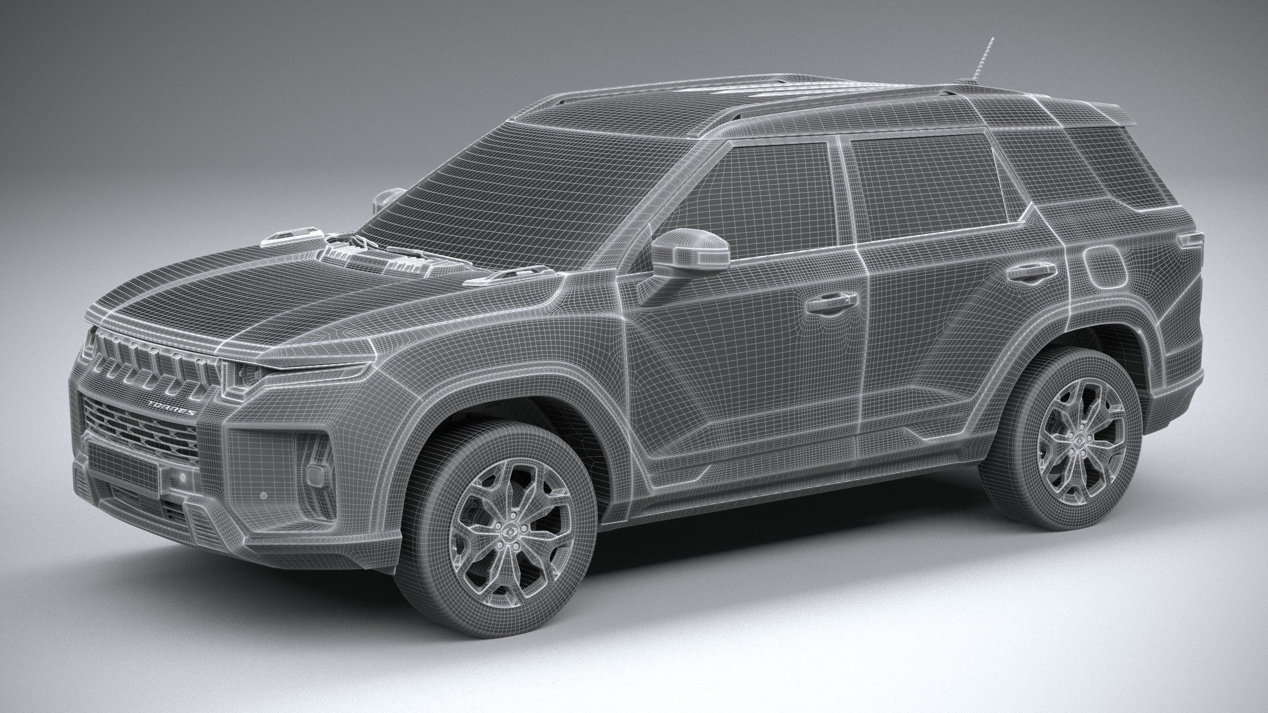 SsangYong Torres 2024 3D model_26
