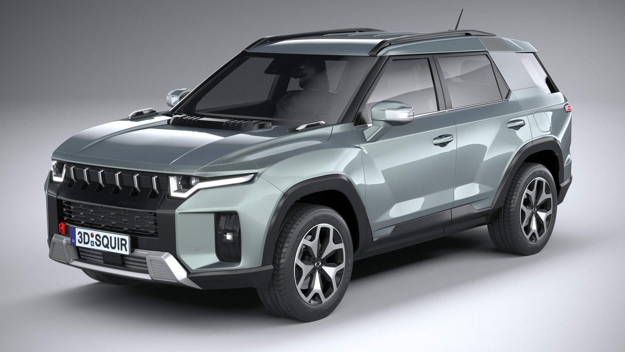 SsangYong Torres 2024 3D model_1
