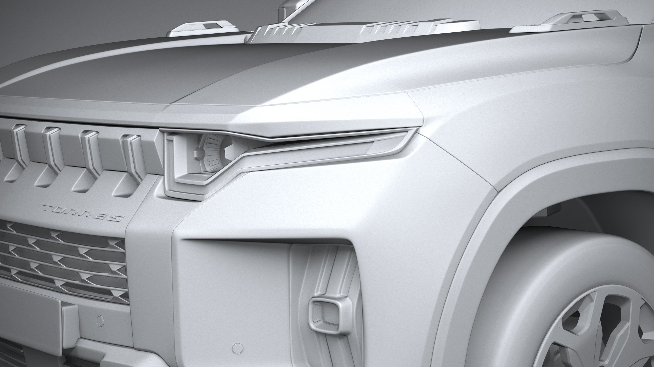 SsangYong Torres 2024 3D model_23