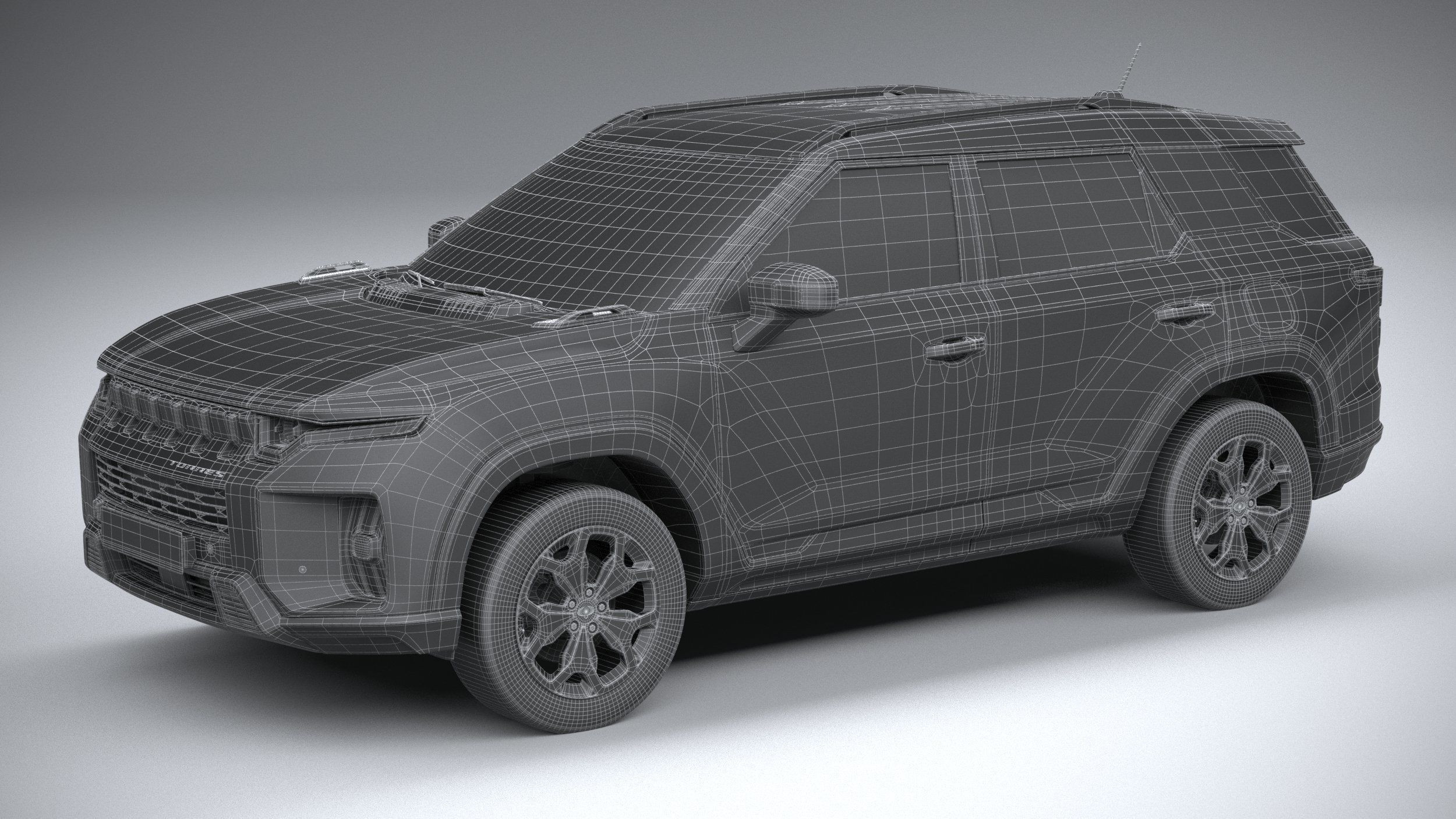 SsangYong Torres 2024 3D model_28