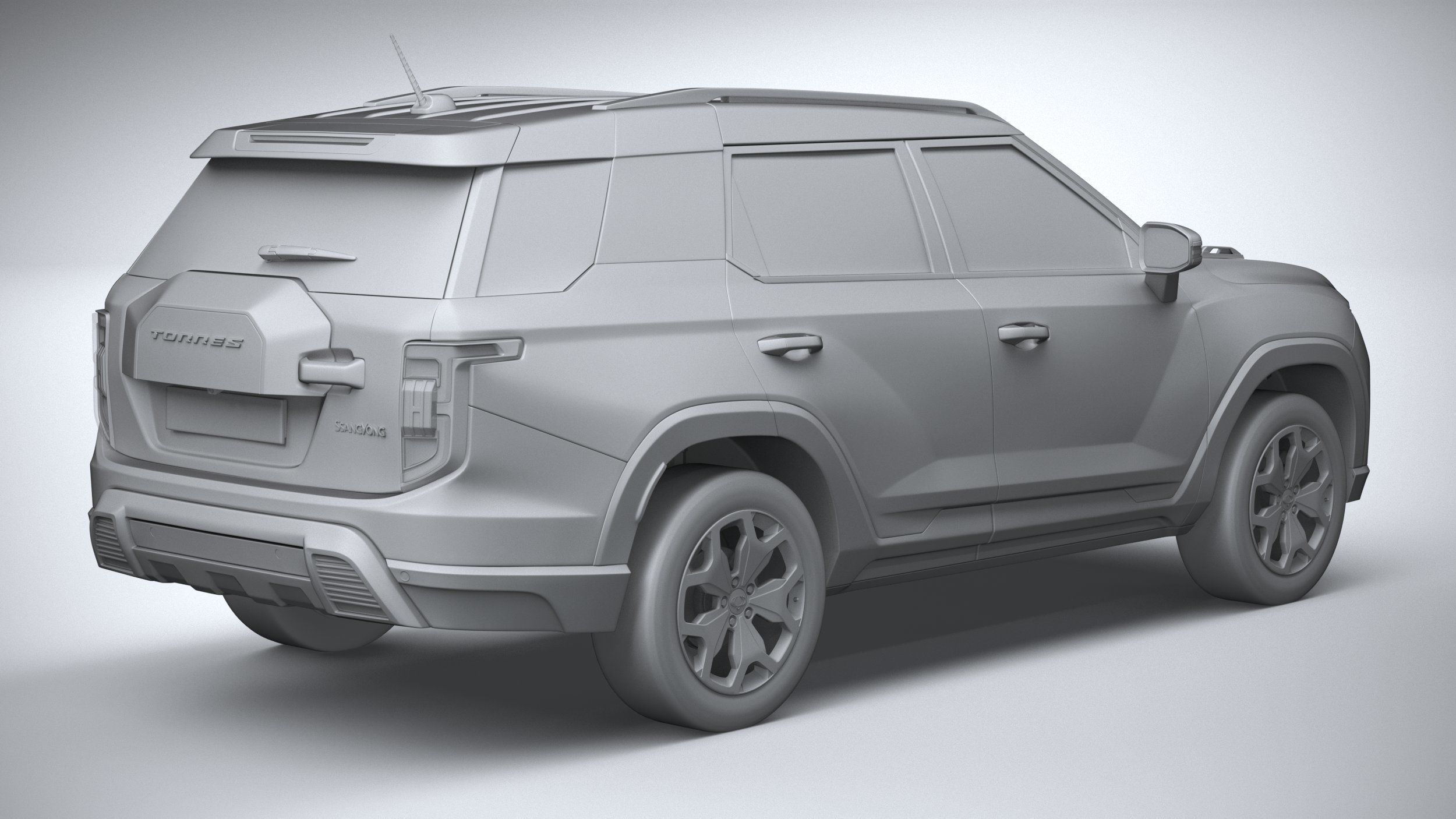 SsangYong Torres 2024 3D model_25