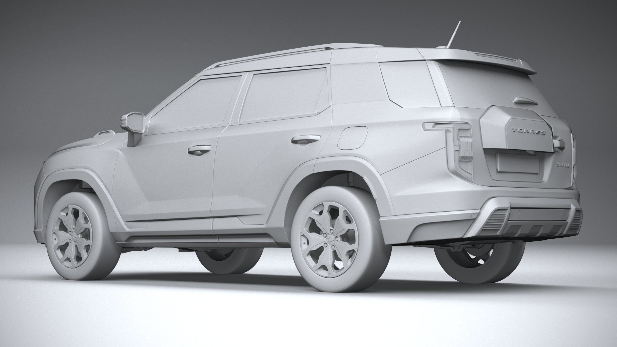 SsangYong Torres 2024 3D model_21
