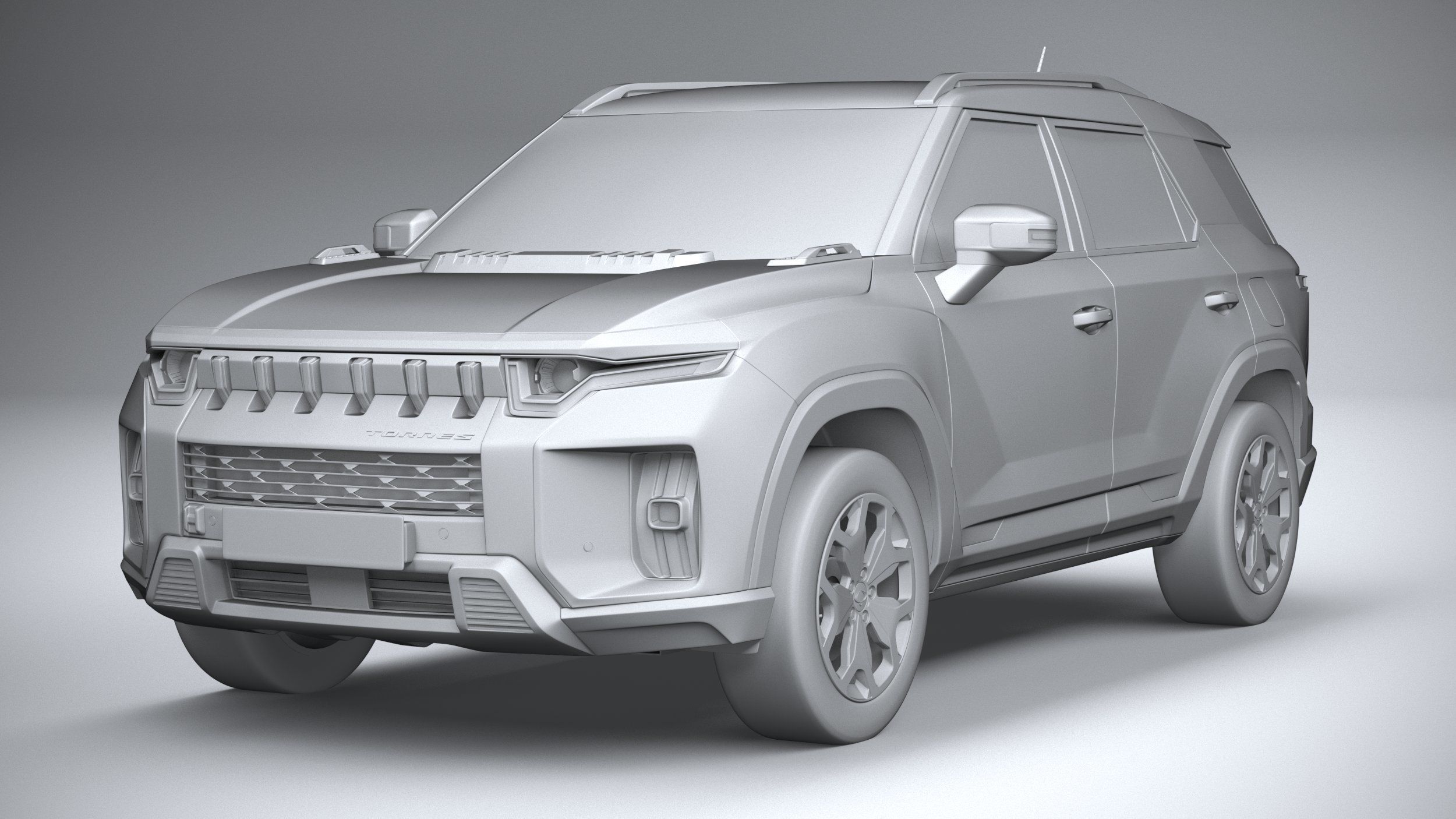 SsangYong Torres 2024 3D model_20